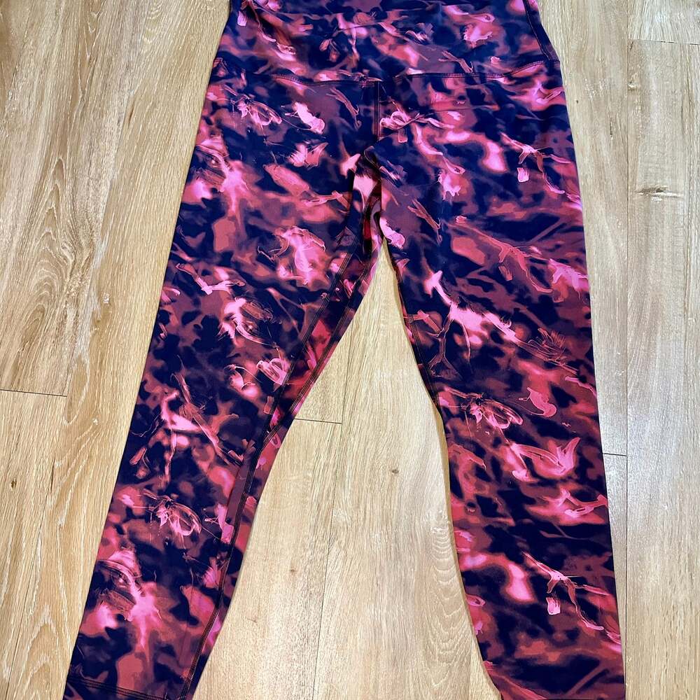 Lululemon Align High-Rise Pant Crop 25” inseam Intensity Pink Blossom size 14